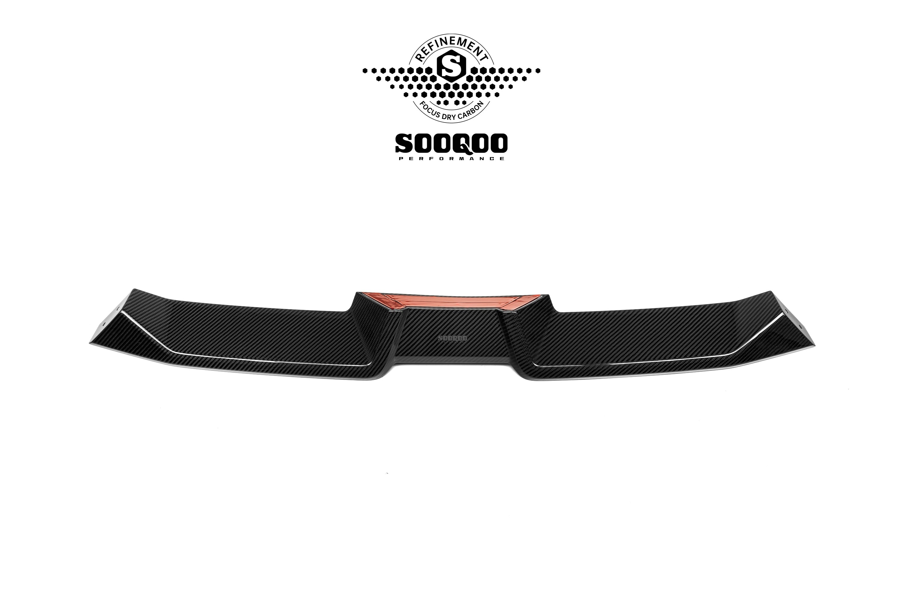 BMW X6 M60I xDrive40i (with M-Package) G06 Pre-LCI 2020 2021 2022 2023 with Aftermarket Parts - Front Lip Dry Pre-preg Carbon Fiber from SOOQOO USA