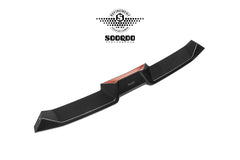 BMW X6 M60I xDrive40i (with M-Package) G06 Pre-LCI 2020 2021 2022 2023 with Aftermarket Parts - Front Lip Dry Pre-preg Carbon Fiber from SOOQOO USA