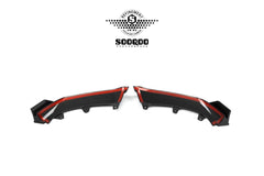 BMW X6 M60I xDrive40i (with M-Package) G06 Pre-LCI 2020 2021 2022 2023 with Aftermarket Parts - Front Lip Dry Pre-preg Carbon Fiber from SOOQOO USA