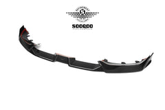 BMW X6 M60I xDrive40i (with M-Package) G06 Pre-LCI 2020 2021 2022 2023 with Aftermarket Parts - Front Lip Dry Pre-preg Carbon Fiber from SOOQOO USA