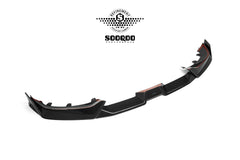 BMW X6 M60I xDrive40i (with M-Package) G06 Pre-LCI 2020 2021 2022 2023 with Aftermarket Parts - Front Lip Dry Pre-preg Carbon Fiber from SOOQOO USA
