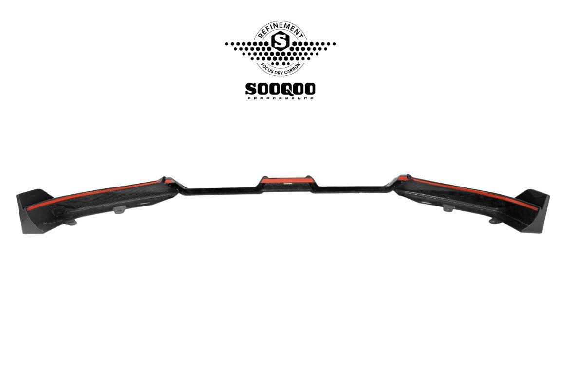 BMW X6 M60i s/x Drive40i/e G06 LCI 2024-ON with Aftermarket Parts - Front Lip Pre-preg Carbon Fiber from SOOQOO USA