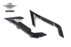 BMW X6M X6MC F96 LCI 2024-ON with Aftermarket Parts - Fender Vents Trims Replacements Dry Pre-preg Carbon Fiber from SOOQOO USA