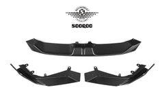 BMW X6M X6MC F96 LCI 2024-ON with Aftermarket Parts - Front Lip Dry Pre-preg Carbon Fiber from SOOQOO USA