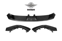 BMW X6M X6MC F96 LCI 2024-ON with Aftermarket Parts - Front Lip Dry Pre-preg Carbon Fiber from SOOQOO USA