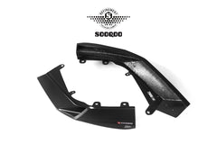 BMW X6M X6MC F96 LCI 2024-ON with Aftermarket Parts - Front Lip Dry Pre-preg Carbon Fiber from SOOQOO USA