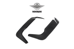 BMW X6M X6MC F96 (Fits Both Pre-LCI & LCI) 2020-ON with Aftermarket Parts - Rear Bumper Frame Canards Dry Pre-preg Carbon Fiber from SOOQOO USA
