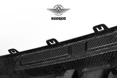 BMW X6M X6MC F96 (Fits Both Pre-LCI & LCI) 2020-ON with Aftermarket Parts - V1 Rear Diffuser Dry Pre-preg Carbon Fiber from SOOQOO USA