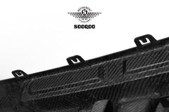 BMW X6M X6MC F96 (Fits Both Pre-LCI & LCI) 2020-ON with Aftermarket Parts - V2 Rear Diffuser Dry Pre-preg Carbon Fiber from SOOQOO USA