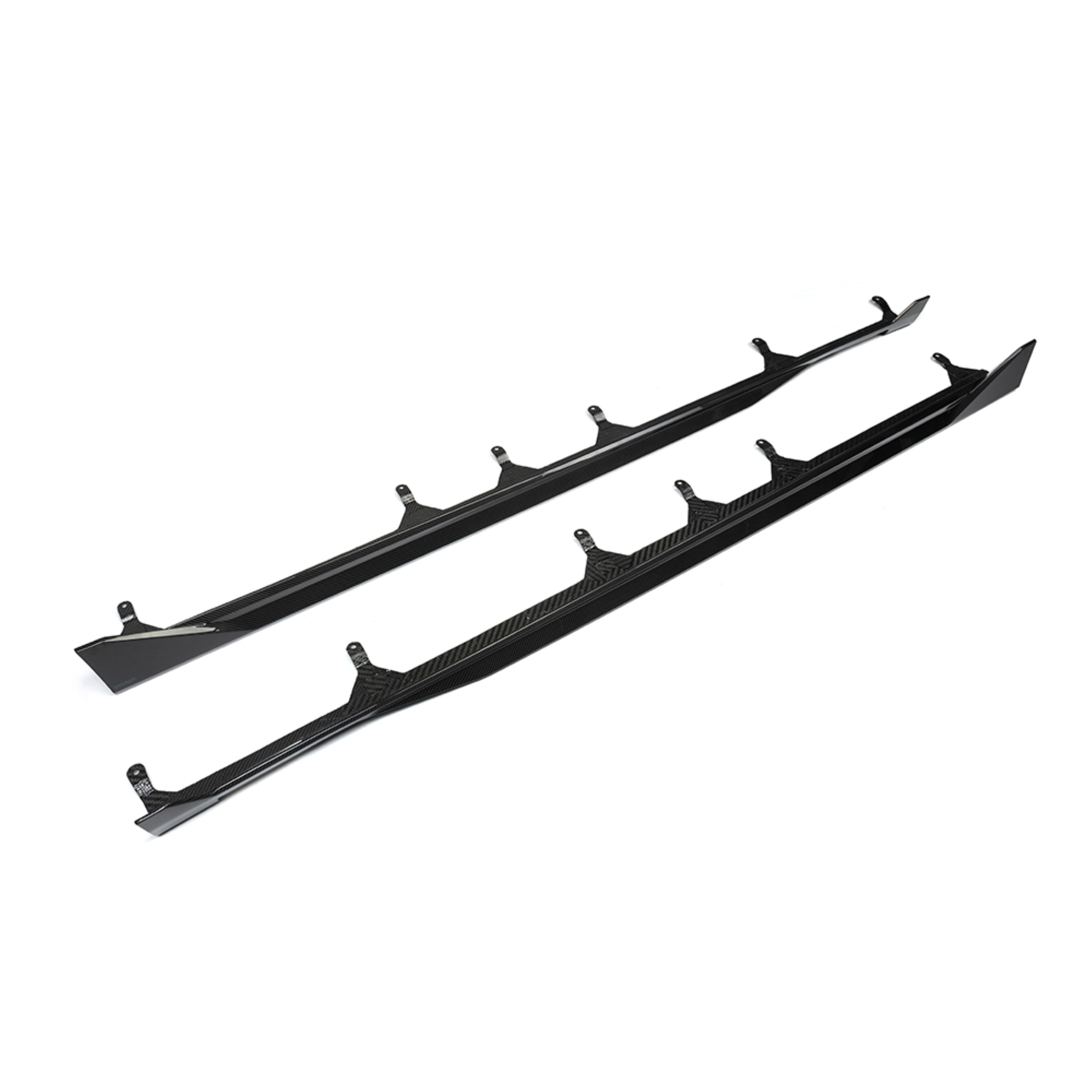 BMW X7 xDrive40i M60i ALPINA XB7 LCI G07 2023-ON with Aftermarket Parts - Side Skirts Dry Pre-preg Carbon Fiber from SOOQOO USA
