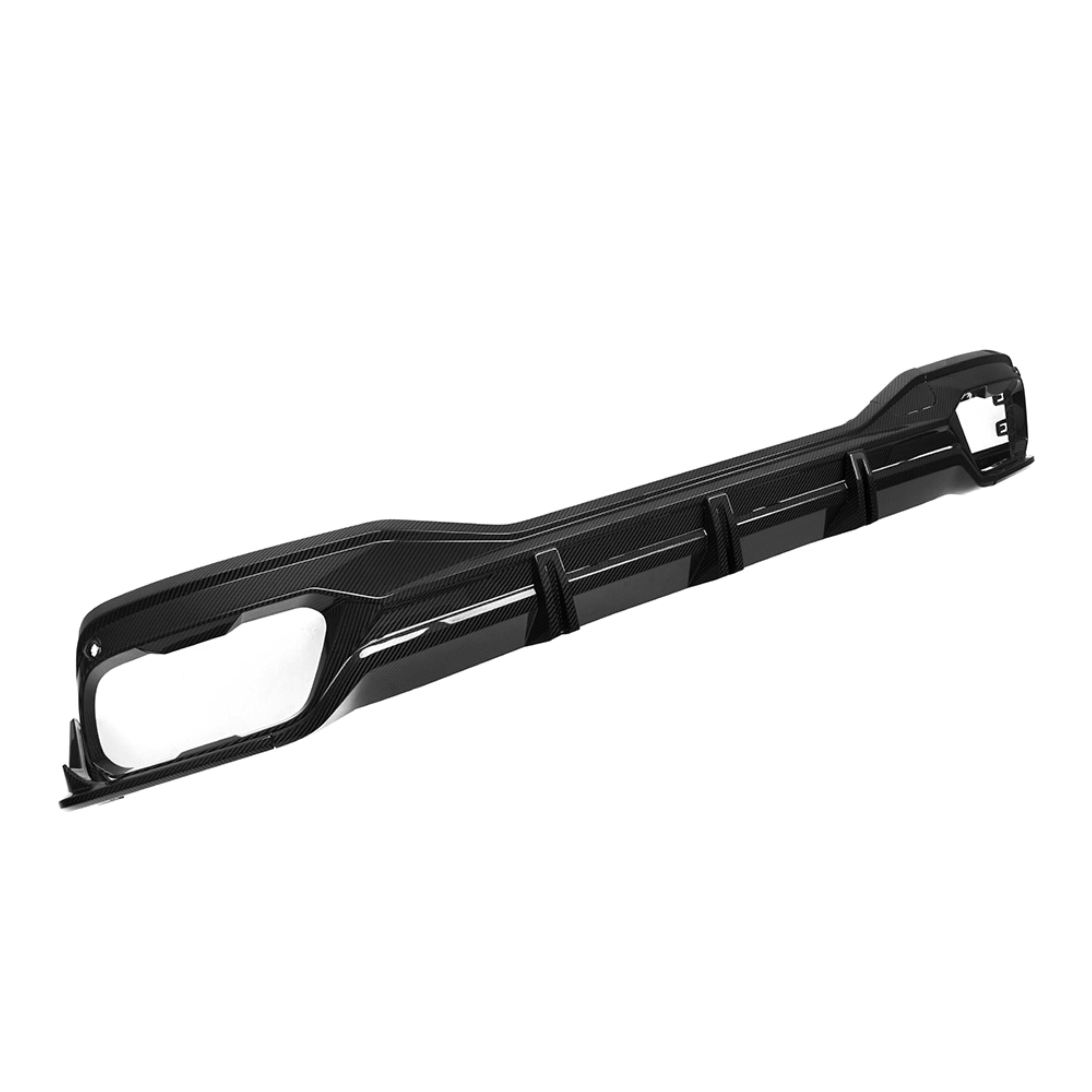 BMW X7 xDrive40i (With M-Package Bumper) xDrive50i M50i M60i G07 2019-ON with Aftermarket Parts - Rear Diffuser Dry Pre-preg Carbon Fiber from SOOQOO USA