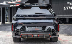 BMW XM G09 2023-ON with Aftermarket Parts - Rear Canards Dry Pre-preg Carbon Fiber from SOOQOO USA