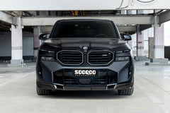 BMW XM G09 2023-ON with Aftermarket Parts - Front Lip Dry Pre-preg Carbon Fiber from SOOQOO USA