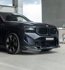 BMW XM G09 2023-ON with Aftermarket Parts - Front Lip Dry Pre-preg Carbon Fiber from SOOQOO USA