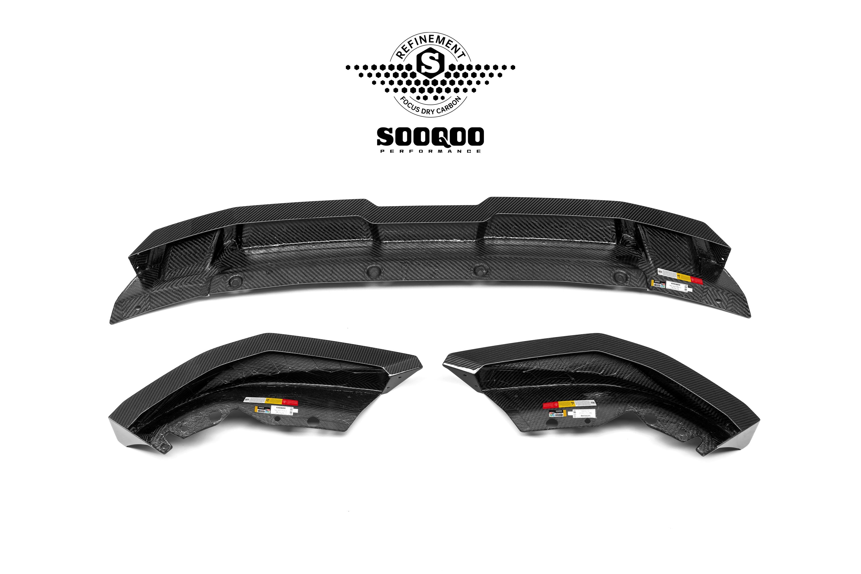 BMW XM G09 2023-ON with Aftermarket Parts - Front Lip Dry Pre-preg Carbon Fiber from SOOQOO USA
