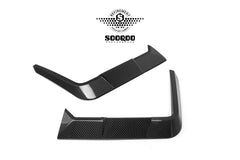 BMW XM G09 2023-ON with Aftermarket Parts - Rear Canards Dry Pre-preg Carbon Fiber from SOOQOO USA