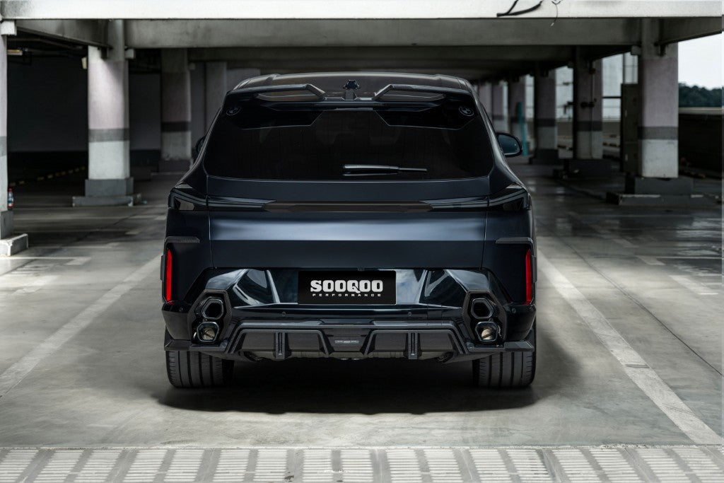 BMW XM G09 2023-ON with Aftermarket Parts - Rear Diffuser Dry Pre-preg Carbon Fiber from SOOQOO USA