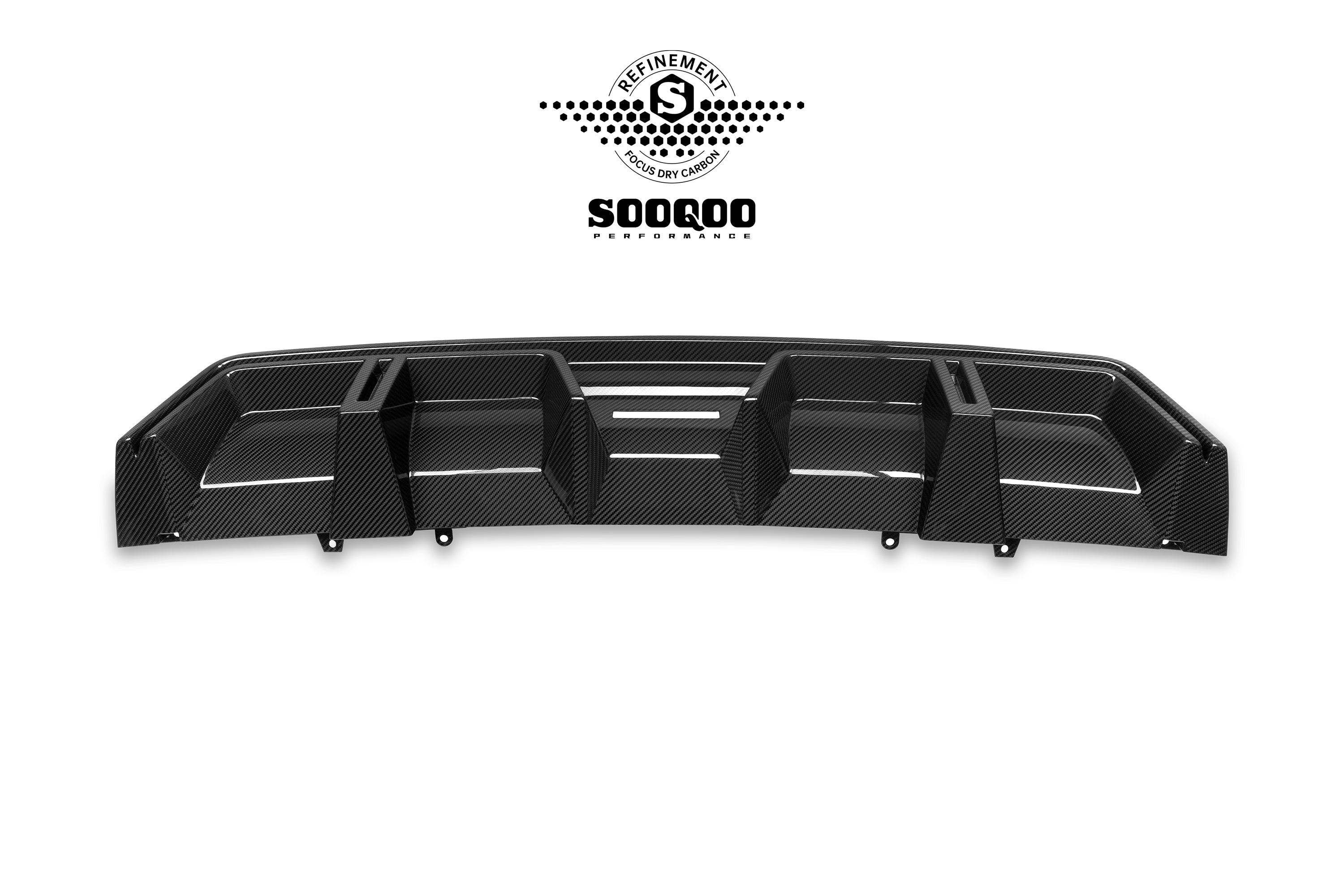 BMW XM G09 2023-ON with Aftermarket Parts - Rear Diffuser Dry Pre-preg Carbon Fiber from SOOQOO USA