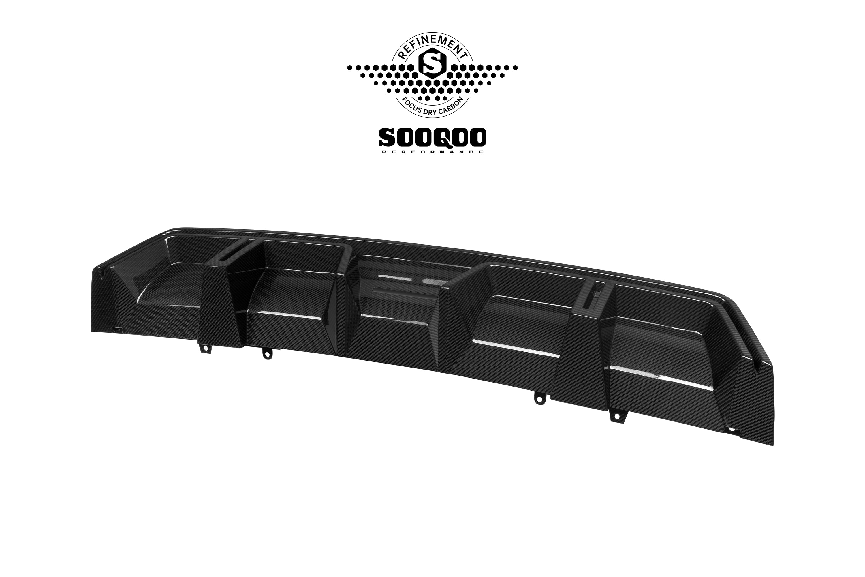 BMW XM G09 2023-ON with Aftermarket Parts - Rear Diffuser Dry Pre-preg Carbon Fiber from SOOQOO USA