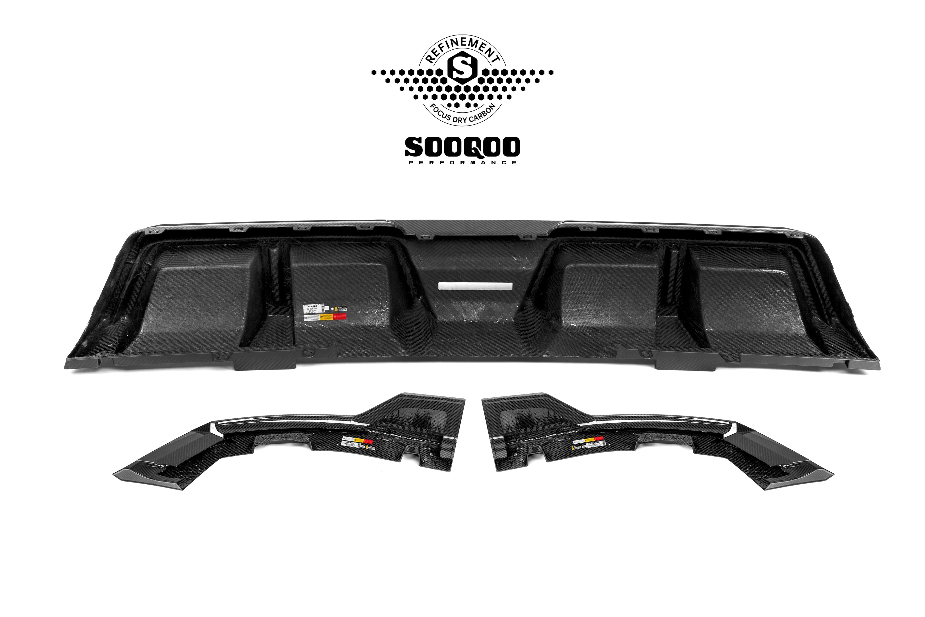 BMW XM G09 2023-ON with Aftermarket Parts - Rear Diffuser Dry Pre-preg Carbon Fiber from SOOQOO USA
