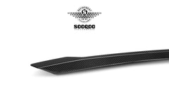 BMW XM G09 2023-ON with Aftermarket Parts - Rear Lip Spoiler Dry Pre-preg Carbon Fiber from SOOQOO USA