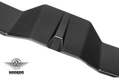 BMW XM G09 2023-ON with Aftermarket Parts - Rear Roof Spoiler Dry Pre-preg Carbon Fiber from SOOQOO USA
