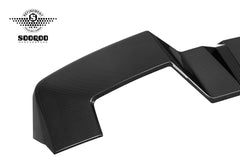 BMW XM G09 2023-ON with Aftermarket Parts - Rear Roof Spoiler Dry Pre-preg Carbon Fiber from SOOQOO USA