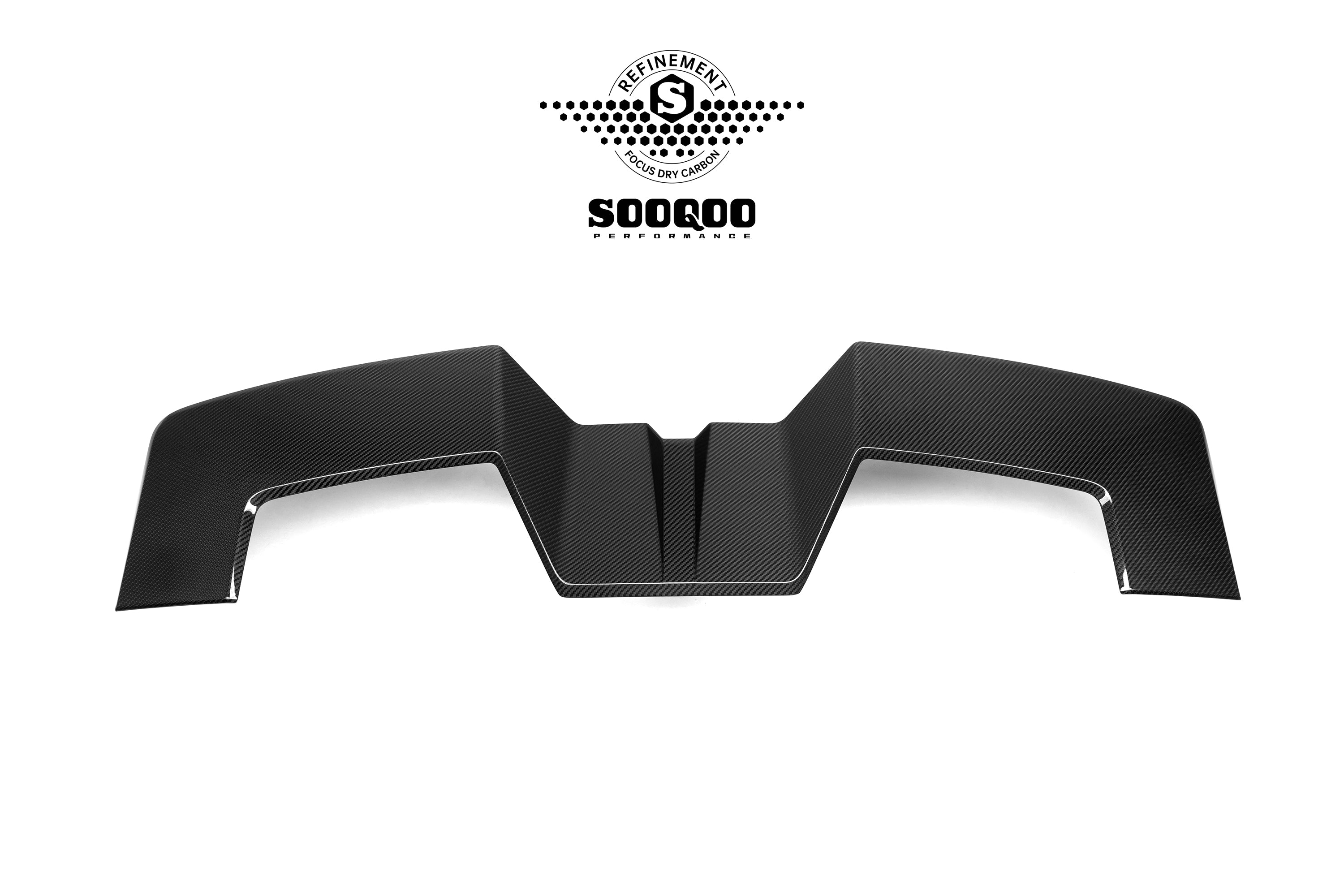 BMW XM G09 2023-ON with Aftermarket Parts - Rear Roof Spoiler Dry Pre-preg Carbon Fiber from SOOQOO USA