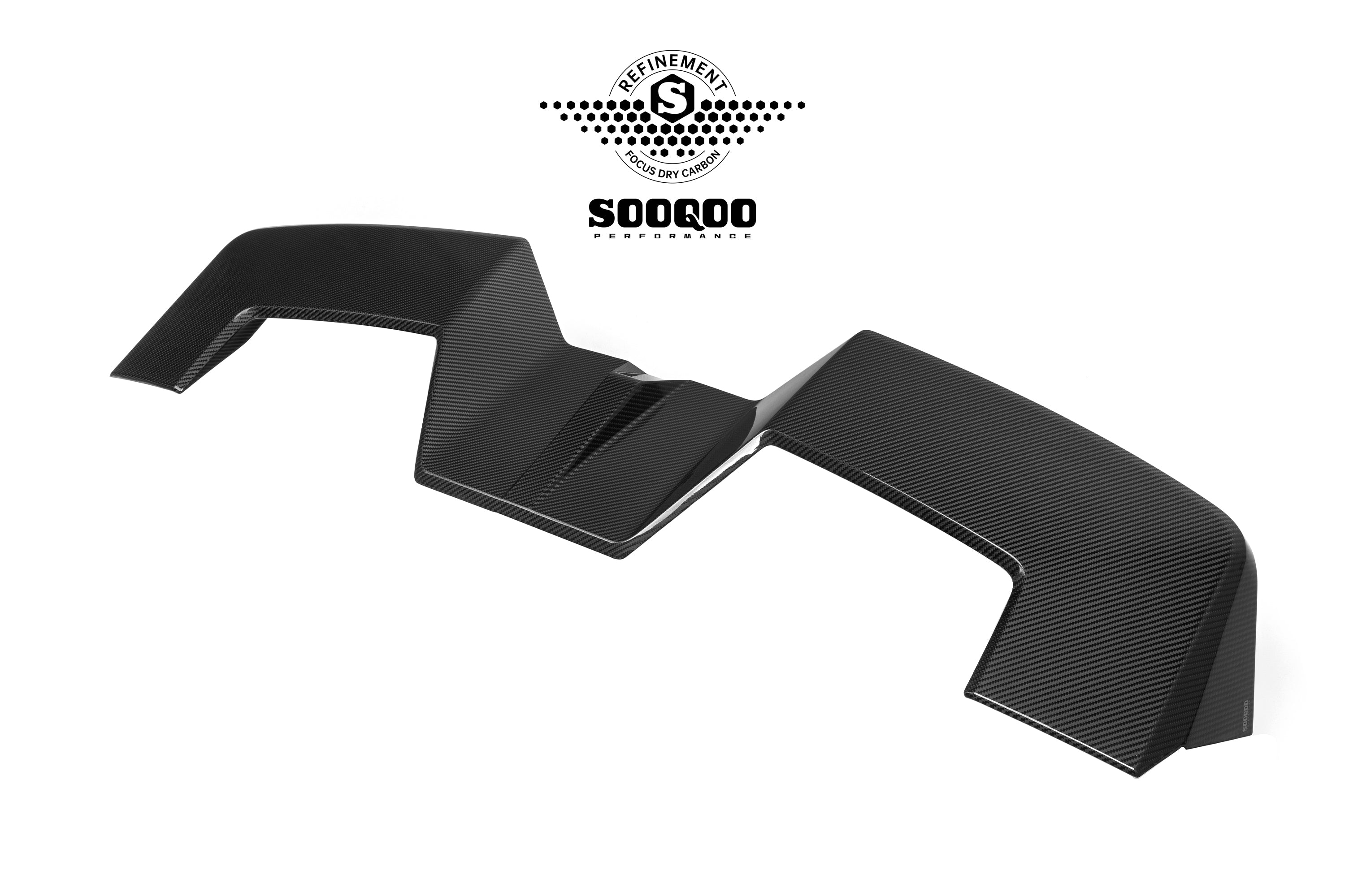 BMW XM G09 2023-ON with Aftermarket Parts - Rear Roof Spoiler Dry Pre-preg Carbon Fiber from SOOQOO USA