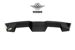 BMW XM G09 2023-ON with Aftermarket Parts - Rear Roof Spoiler Dry Pre-preg Carbon Fiber from SOOQOO USA