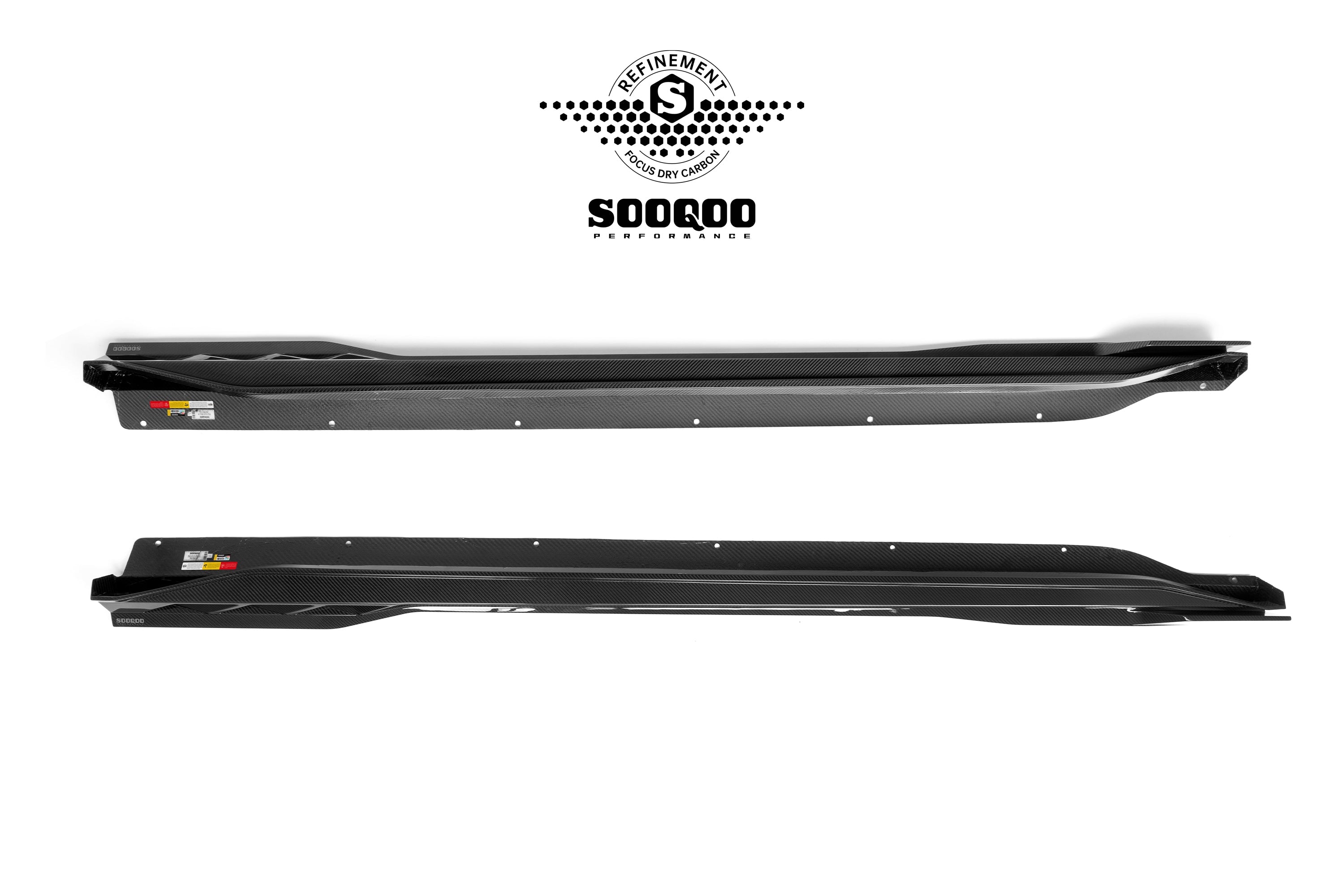 BMW XM G09 2023-ON with Aftermarket Parts - Side Skirts Dry Pre-preg Carbon Fiber from SOOQOO USA
