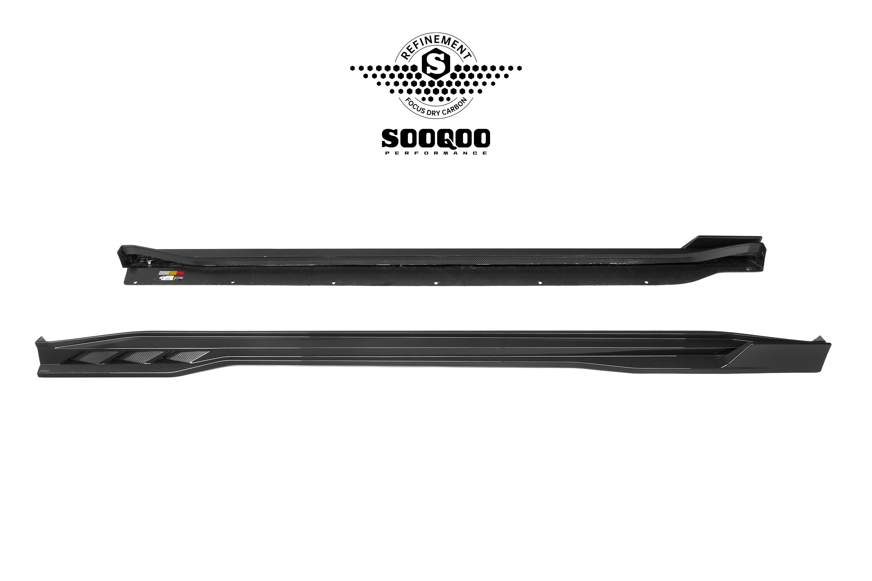 BMW XM G09 2023-ON with Aftermarket Parts - Side Skirts Dry Pre-preg Carbon Fiber from SOOQOO USA