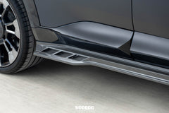 BMW XM G09 2023-ON with Aftermarket Parts - Side Skirts Dry Pre-preg Carbon Fiber from SOOQOO USA