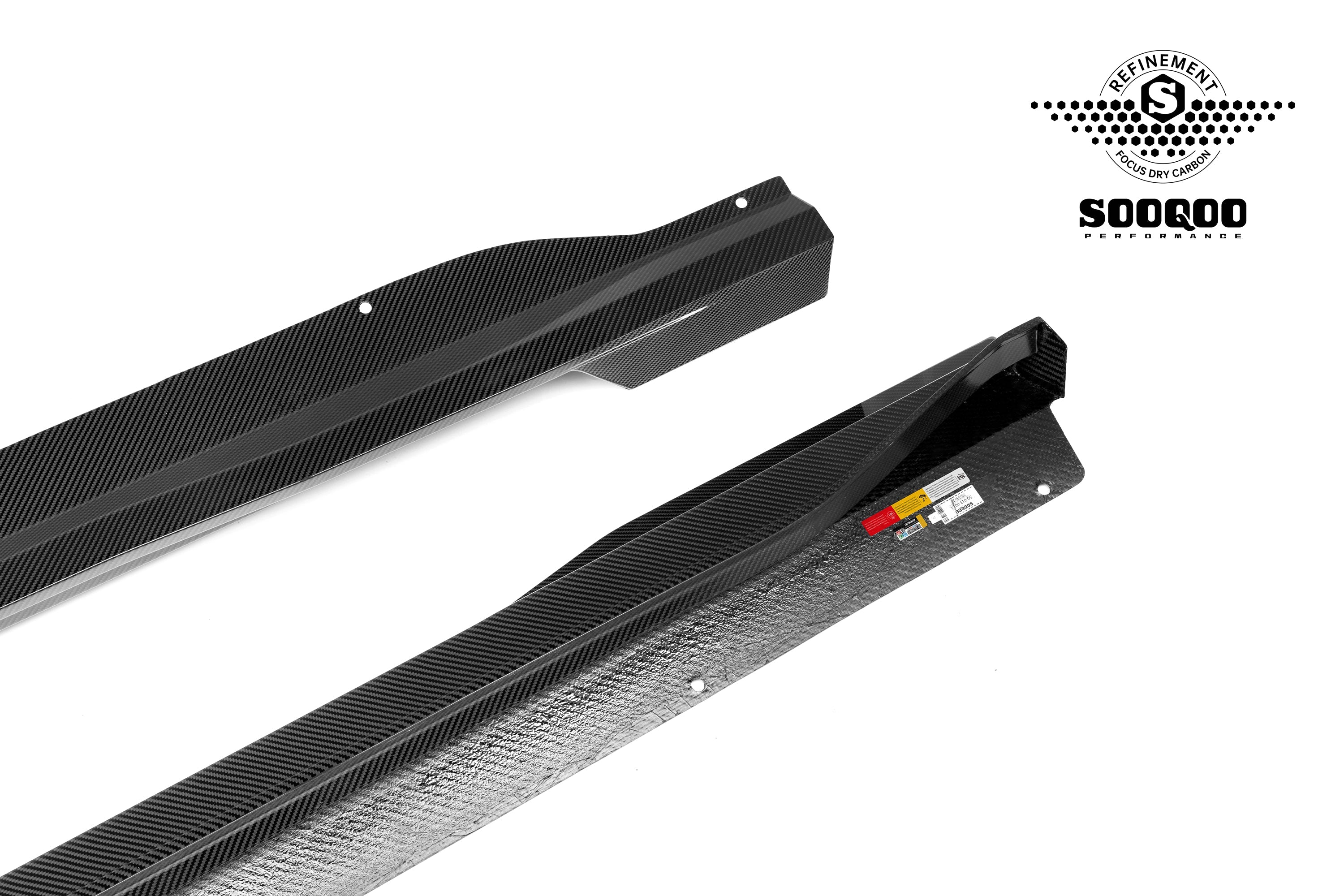 BMW XM G09 2023-ON with Aftermarket Parts - Side Skirts Dry Pre-preg Carbon Fiber from SOOQOO USA