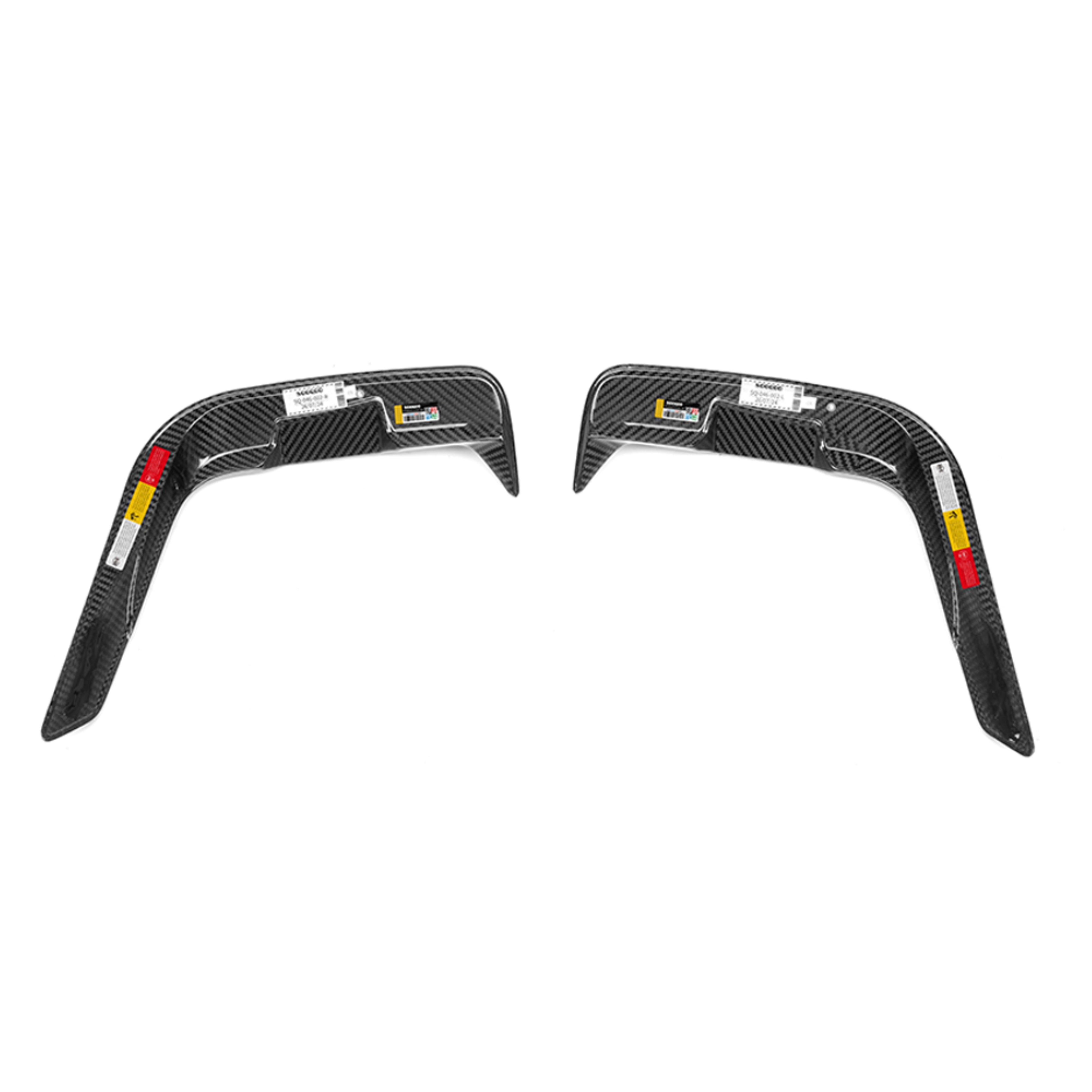 BMW Z4 G29 M40i / sDrive30i LCI 2023 2024 2025 2026 with Aftermarket Parts - Front Canards Dry Pre-preg Carbon Fiber from SOOQOO USA