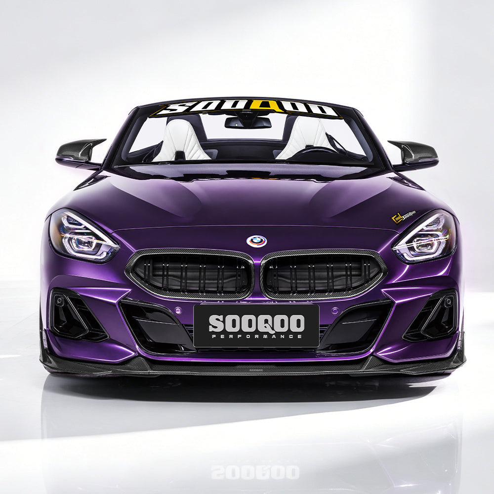 BMW Z4 G29 M40i / sDrive30i LCI 2023-ON with Aftermarket Parts - Front Lip Dry Pre-preg Carbon Fiber from SOOQOO USA