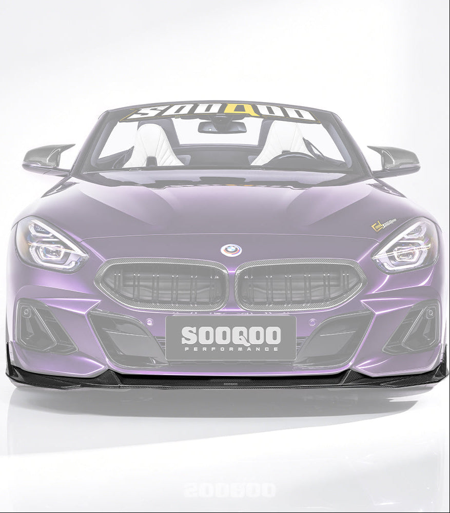 BMW Z4 G29 M40i / sDrive30i LCI 2023-ON with Aftermarket Parts - Front Lip Dry Pre-preg Carbon Fiber from SOOQOO USA