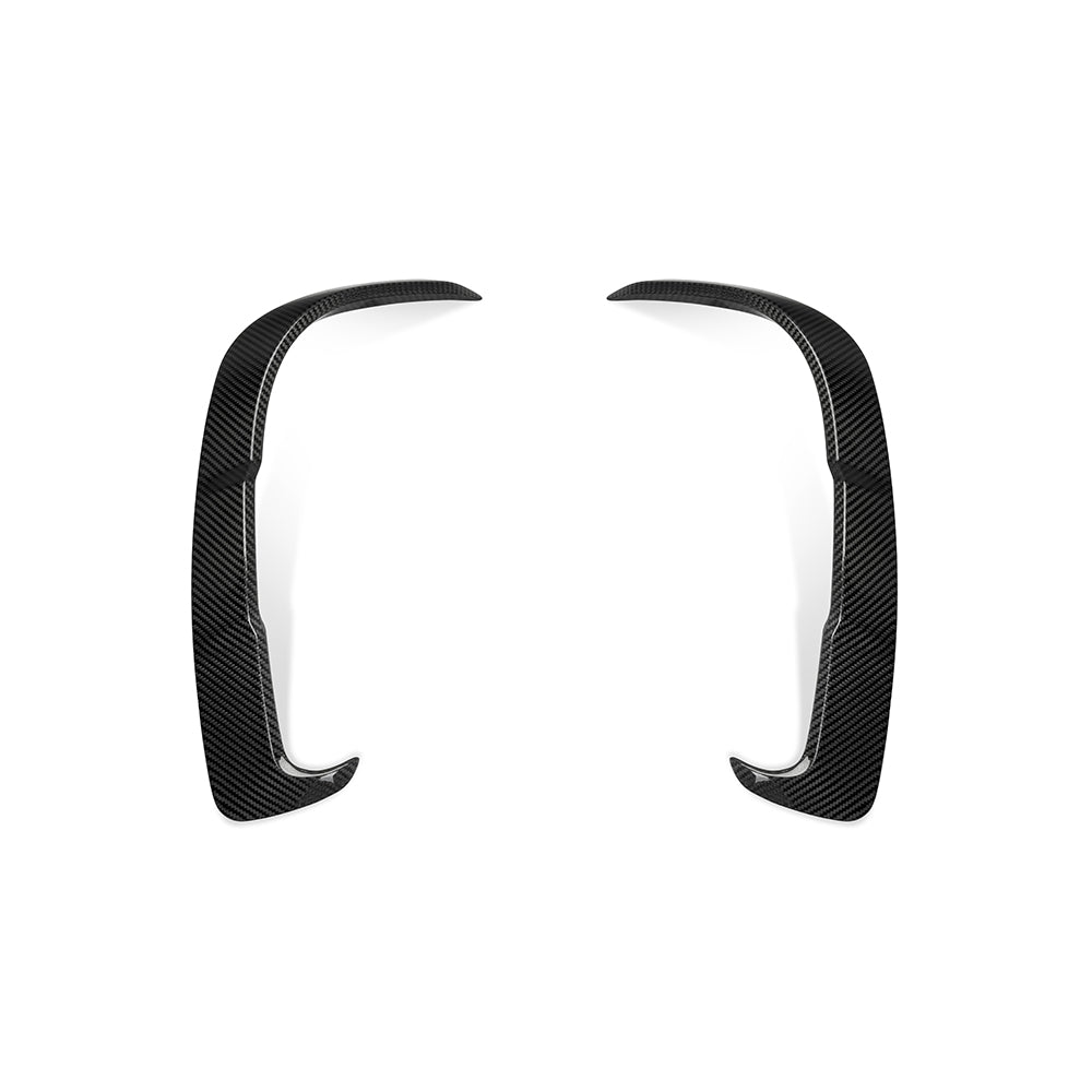 BMW Z4 G29 M40i / sDrive30i Pre-LCI & LCI 2019-ON with Aftermarket Parts - Rear Bumper Side Valances Inserts Dry Pre-preg Carbon Fiber from SOOQOO USA