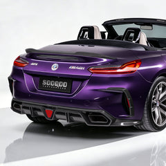 BMW Z4 G29 M40i Pre-LCI & LCI 2019-ON with Aftermarket Parts - Rear Diffuser Dry Pre-preg Carbon Fiber from SOOQOO USA