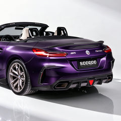 BMW Z4 G29 M40i Pre-LCI & LCI 2019-ON with Aftermarket Parts - Rear Diffuser Dry Pre-preg Carbon Fiber from SOOQOO USA