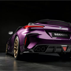 BMW Z4 G29 M40i Pre-LCI & LCI 2019-ON with Aftermarket Parts - Rear Diffuser Dry Pre-preg Carbon Fiber from SOOQOO USA