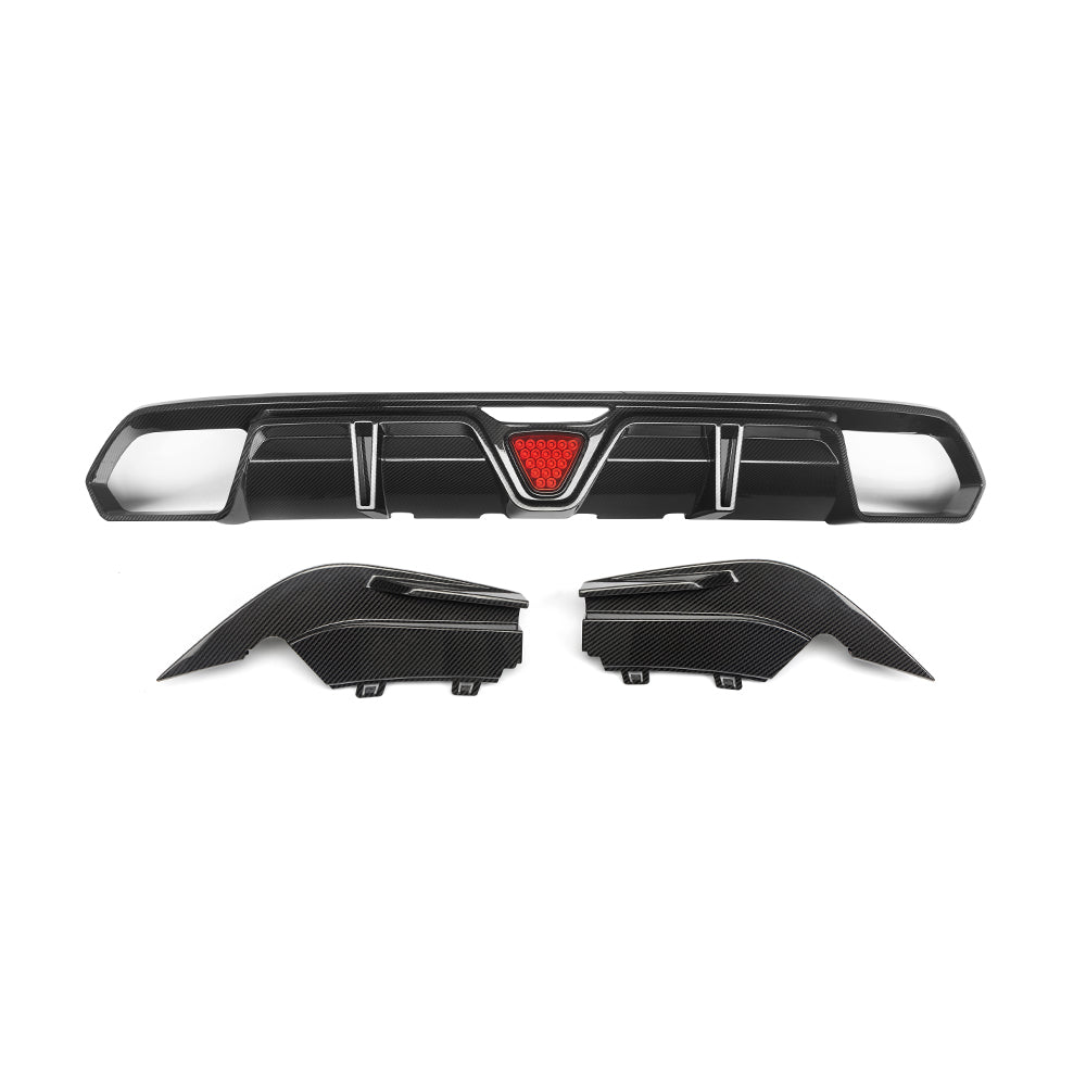 BMW Z4 G29 M40i Pre-LCI & LCI 2019-ON with Aftermarket Parts - Rear Diffuser Dry Pre-preg Carbon Fiber from SOOQOO USA