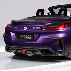 BMW Z4 G29 M40i / sDrive30i Pre-LCI & LCI 2019-ON with Aftermarket Parts - Rear Lip Spoiler Dry Pre-preg Carbon Fiber from SOOQOO USA