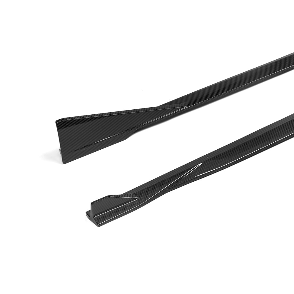 BMW Z4 G29 M40i / sDrive30i Pre-LCI & LCI 2019-ON with Aftermarket Parts - Side Skirts Dry Pre-preg Carbon Fiber from SOOQOO USA