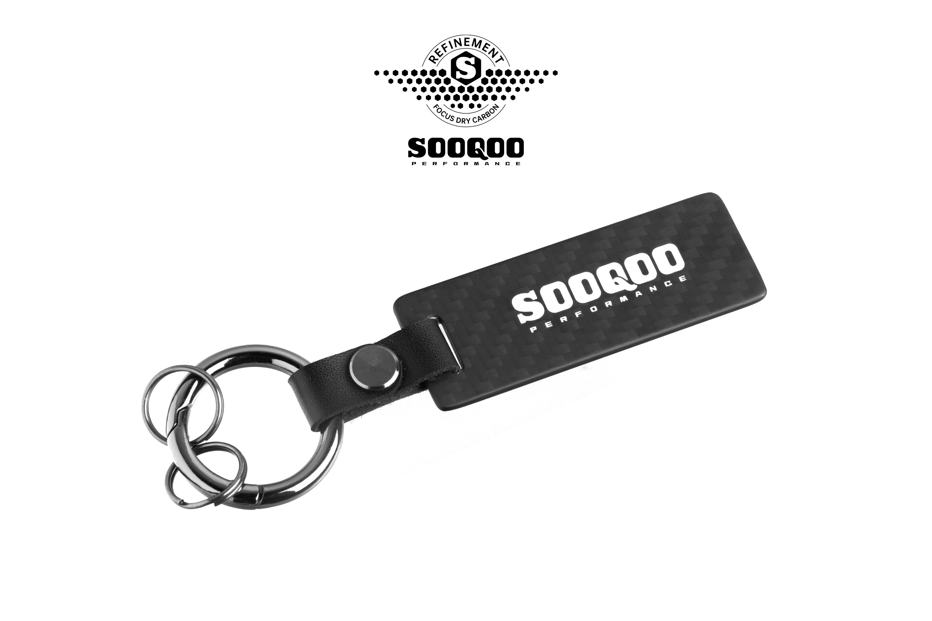 Life Gear with Aftermarket Parts - A Style Keychain Keyring?Carbon Fiber from SOOQOO USA

