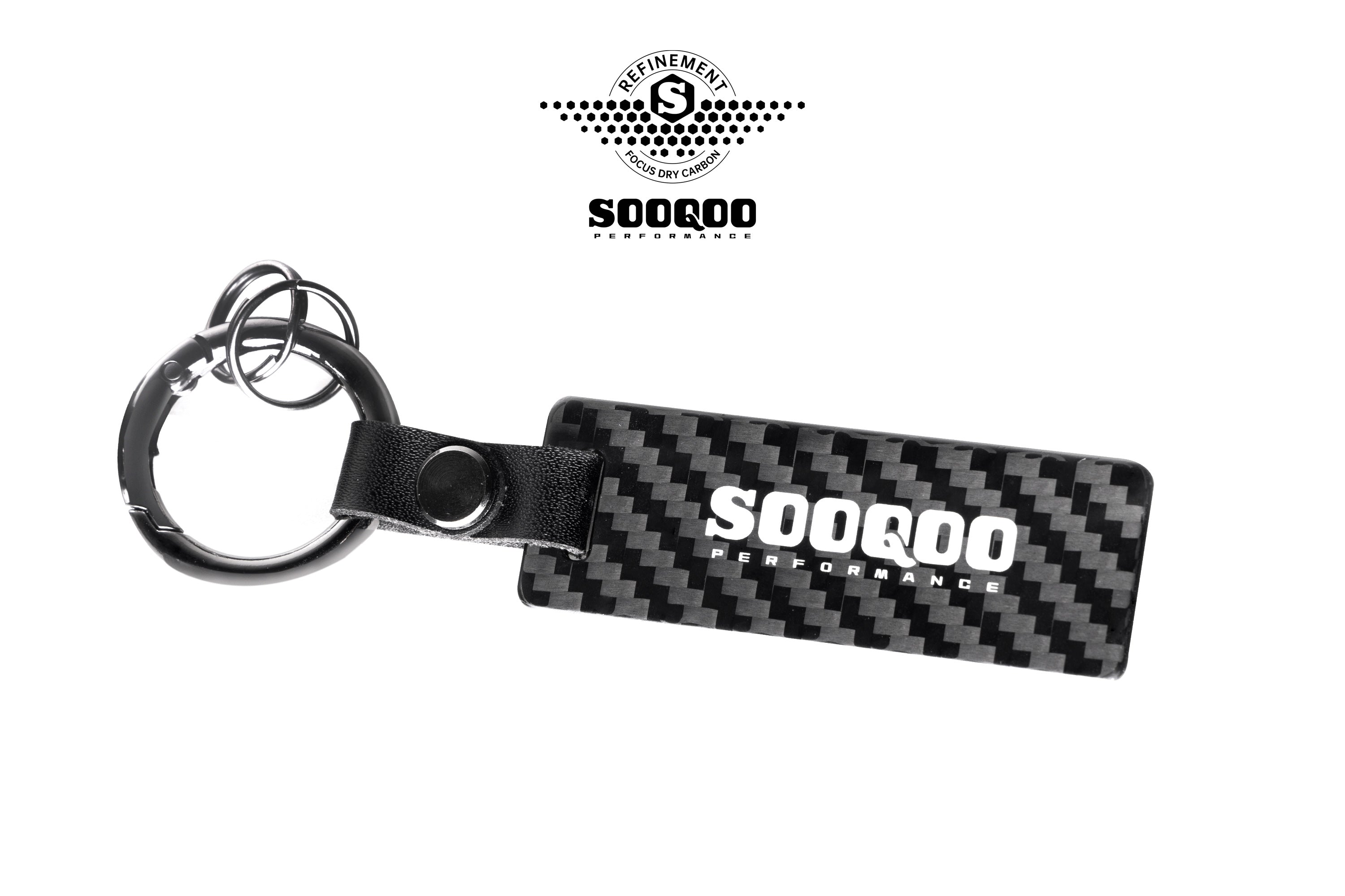 Life Gear with Aftermarket Parts - A Style Keychain Keyring?Carbon Fiber from SOOQOO USA
