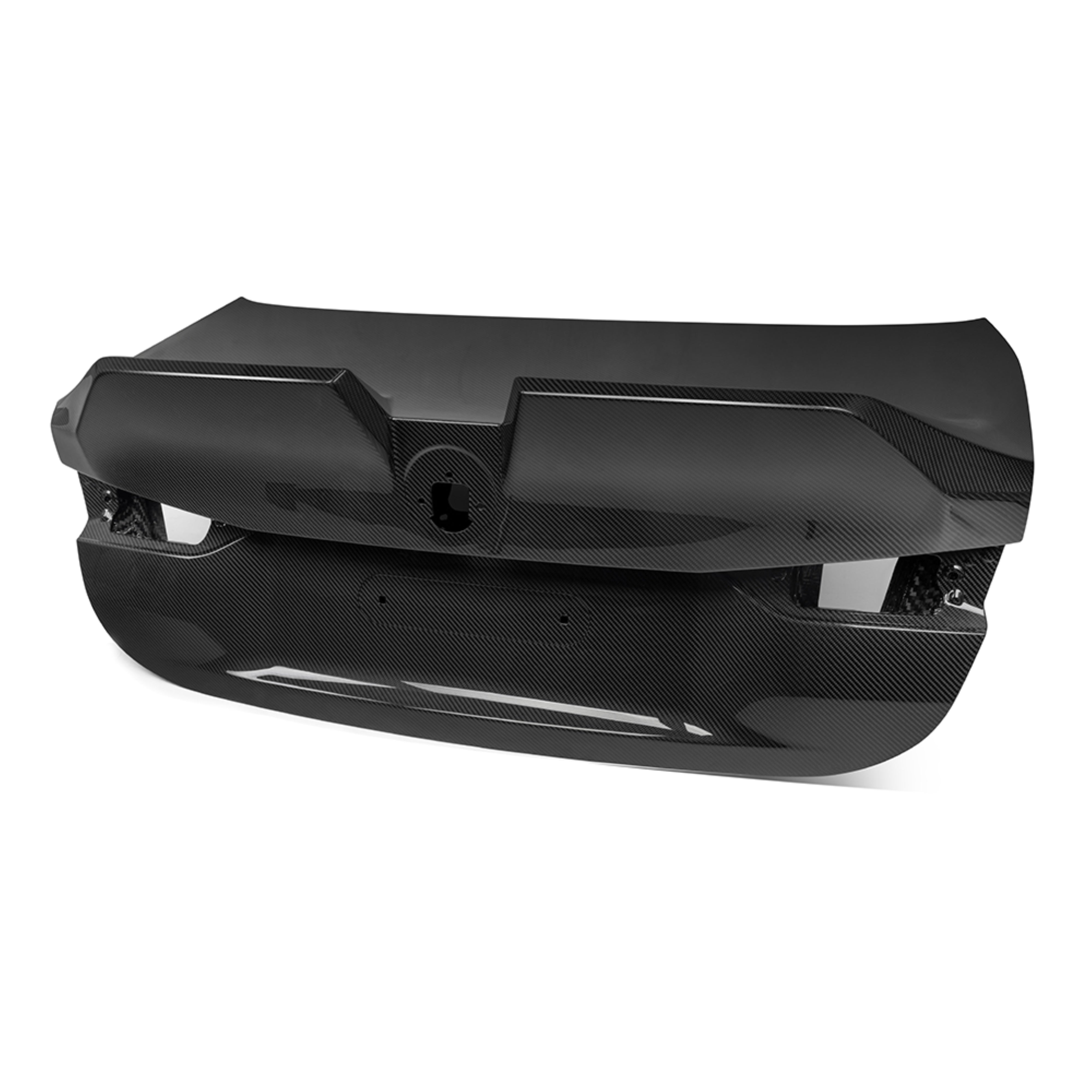 BMW M4 G82 2021-ON & 4 Series G22 430i M440i 2020-ON with Aftermarket Parts - V1 Rear Trunk Dry Pre-preg Carbon Fiber from SOOQOO USA