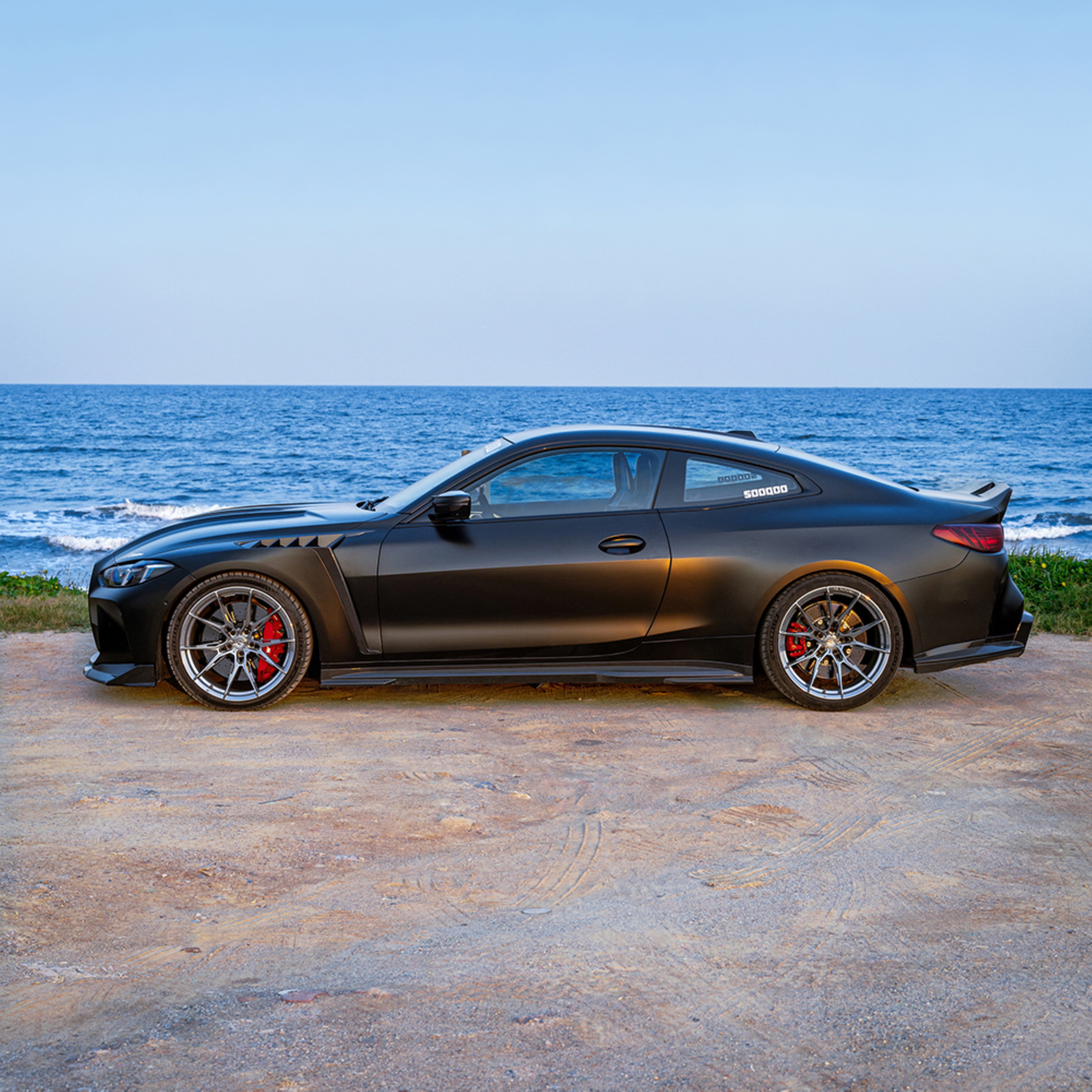 BMW M4 G82 2021-ON & 4 Series G22 430i M440i 2020-ON with Aftermarket Parts - V1 Rear Trunk Dry Pre-preg Carbon Fiber from SOOQOO USA