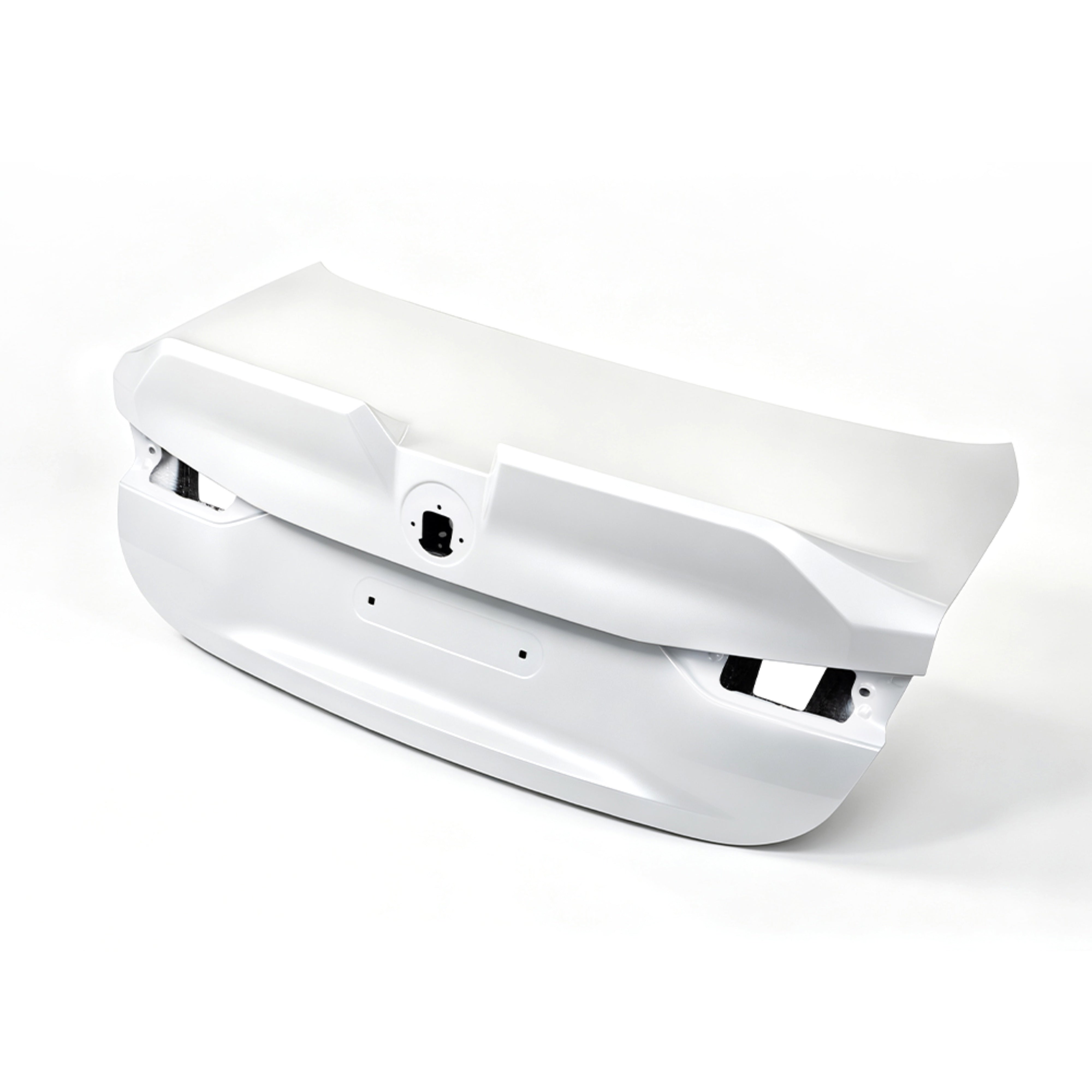 BMW M4 G82 2021-ON & 4 Series G22 430i M440i 2020-ON with Aftermarket Parts - V2 Rear Trunk FRP from SOOQOO USA
