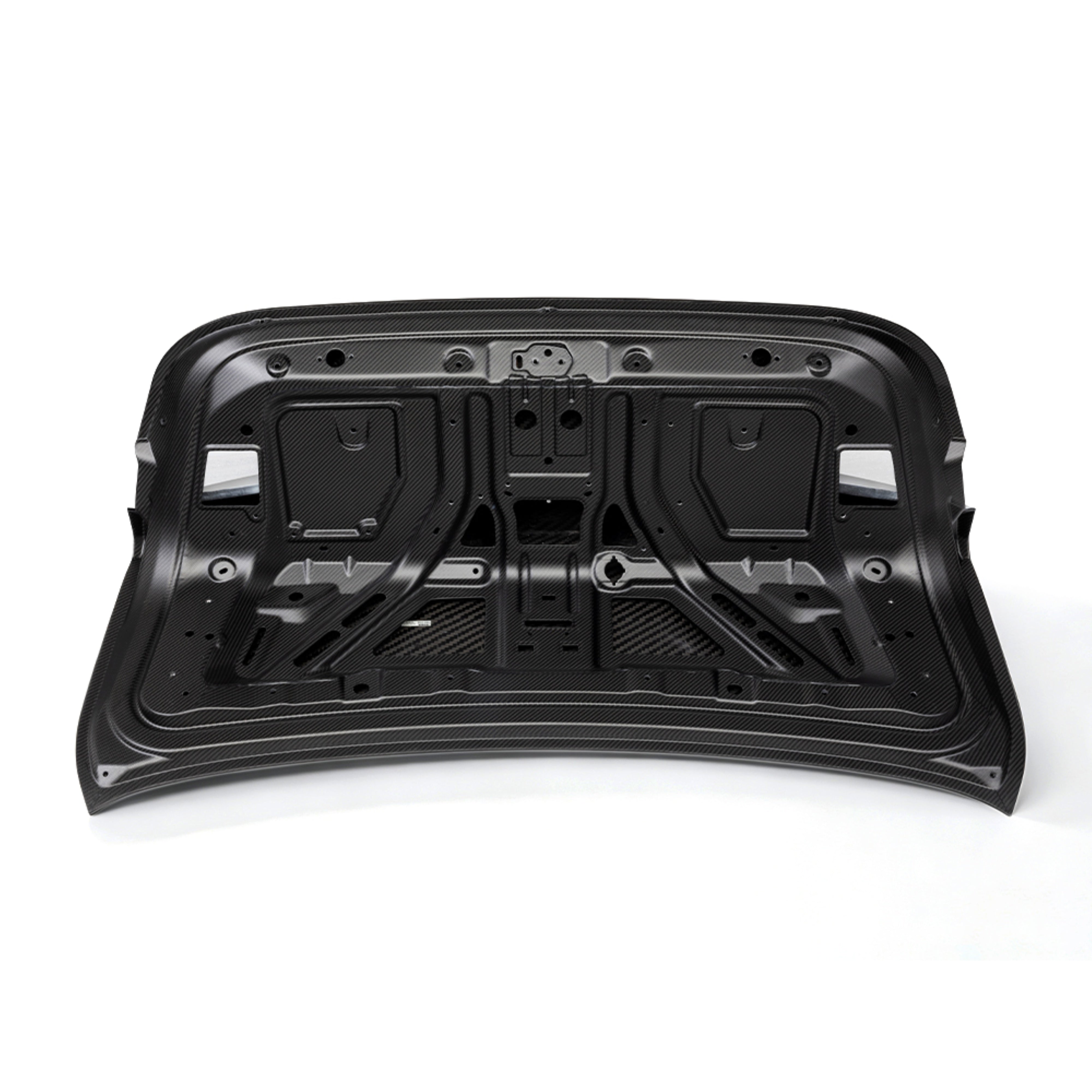 BMW M4 G82 2021-ON & 4 Series G22 430i M440i 2020-ON with Aftermarket Parts - V2 Rear Trunk FRP from SOOQOO USA